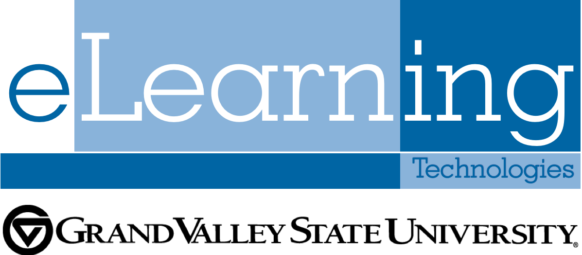Logo for Grand Valley State University's eLearning Technologies team
